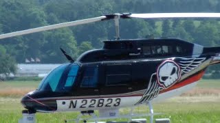 Giant RC Turbine Model Helicopter Bell 206 JetRanger Rotor 330 meter [upl. by Lucine]