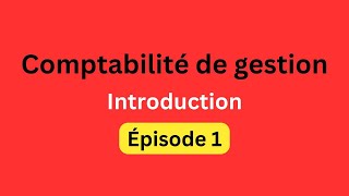 Introduction à la Comptabilité Analytique de Gestion dexploitation [upl. by Sosanna]