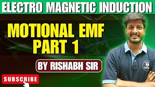 quotWhat is Motional EMF  Simple Physics Explainedquot By Rishabh sir [upl. by Eimarej]