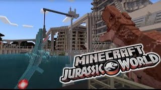 MINECRAFT JURASSIC WORLD 🦕 PART 2 jurassicworld minecraft [upl. by Bowie]