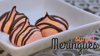 Dark Chocolate Sunset Orange Meringues [upl. by Rudman]