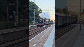 Stoomtrein komt door Rosmalen shortvideo train trainspotting steamengine [upl. by Ninnette414]