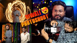 Diwali Photoshoot  Behind The Scene  Creative Photography  Long Exposure Photography [upl. by Bowe]