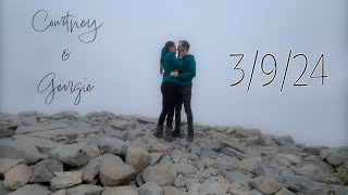 Vlog 170 Proposal On Scafell Pike  The Lake District [upl. by Dasie]