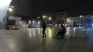 Julsax feat Edgar Quand les Murs sont Gris instrumental Street gare Nancy [upl. by Joye]