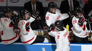 Team Canada kicks off 2024 World Juniors with 52 win over Finland [upl. by Lyn]