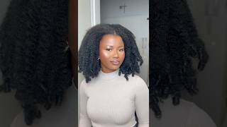 Afro hair installation hairstyle 4chair naturalhair haircare hairstyling 4chairstyles [upl. by Lessirg686]