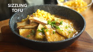 Sizzling Tofu Recipe  How to cook Sizzling Tofu [upl. by Aisirtap365]