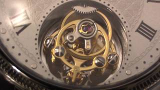 Closeup of tourbillon watch movement [upl. by Ajin545]