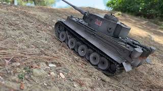 Taigen 116 RC Tiger Tank 1 Early Version  TEST RUN 2 [upl. by Assen]