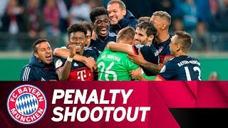 FC Bayerns Dramatic Penalty Shootout Win vs RB Leipzig  DFB Cup 201718 [upl. by Ymerej]