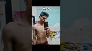 1 Year body Transformation 😲 fitness fit bodybuilding workout motivation shorts [upl. by Asemaj]