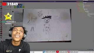 iShowSpeed Ends Stream After Reacting To Fan Art 😂 [upl. by Pollock458]