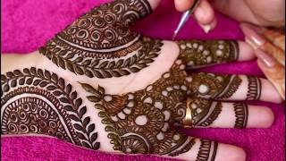 Simple Mehndi Design  2018 [upl. by Hannahs]