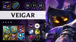 Veigar ARAM Triple Kill Godlike  KR Master Patch 1419 [upl. by Weissmann869]