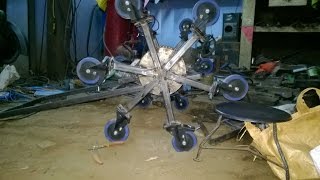 stair climbing wheelchair mechanism mechanical project [upl. by Ateinotna]