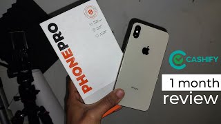 i am using cashify iphone xs max  1 month later full review  2024 [upl. by Ferwerda]