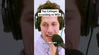 TOP colleges in America shorts wsj topcolleges surveys wallstreetjournal [upl. by Doughman117]