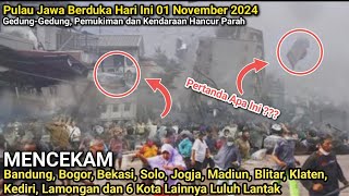 Full Video DetikDetik Badai amp Puting Beliung PorakPorandakan Jabar Jatim dan Jateng [upl. by Enylhsa]