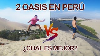 Huacachina vs Morón ¿Qué OASIS ES MEJOR PARA VISITAR [upl. by Doownel]