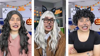 😱🎃La orientarla se DISFRAZÓ de GATUBELA🎃😱Los MEJORES TikToks de Diego Chávez🥰🙉❤️ [upl. by Blackington]