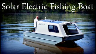 Solar Powered Electric Fishing Boat NAUTIG CarpDream 18 [upl. by Crabb]