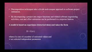 Lecture 97 Software Project Estimation in Software Engineering [upl. by Vikki]