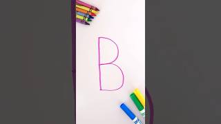 Write the Alphabet Capital Letter B kidslearning preschool spelling learnenglish alphabet kid [upl. by Ajssatsan270]