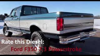 Rate this Diesel 3  1997 Ford F350 73  Big Oklahoma [upl. by Enelra18]