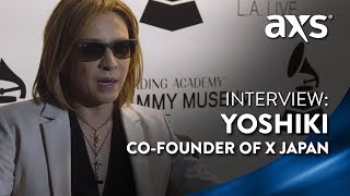 Yoshiki of X Japan  Interview [upl. by Eelyam]