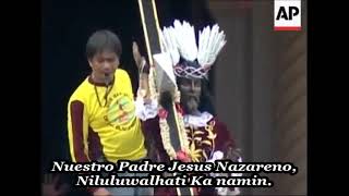 2018 Nuestro Padre Jesus Nazareno Official Hymn to the Black Nazarene [upl. by Irep989]