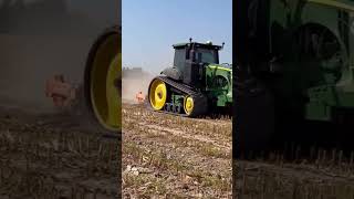 John Deere 9R  Pasto plowing  tractor fendt shots farming tochen tochen agriculture fyp [upl. by Assirual659]