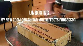 Zoom G5n guitar multieffects processor unboxing bajaaocom [upl. by Haleemaj]