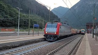 Treni lungo la valle dellAdige e la rampa sud del Brennero [upl. by Moseley]