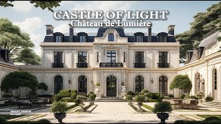 The CASTLE OF LIGHTChâteau de Lumière Luxurious French Palatial Mansion  INTERIOR DESIGN [upl. by Eriam]