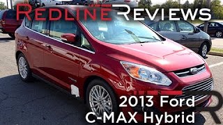 2013 Ford CMAX Hybrid Review Walkaround Exhaust Test Drive [upl. by Atalanta]