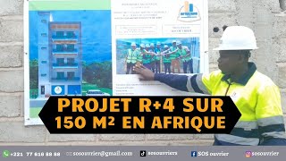 IMMEUBLE R4 A USAGE MIXTE CONCEPTION AFRICONS BTP REALISATION SOS OUVRIER 77 616 88 88 [upl. by Eilsek]