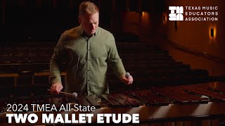 Vic Firth Artist Performance  TMEA 202425 All State Percussion Audition Etude Two Mallets [upl. by Nagn]