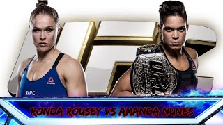 Amanda Nunes Vs Ronda Rousey [upl. by Ayt572]