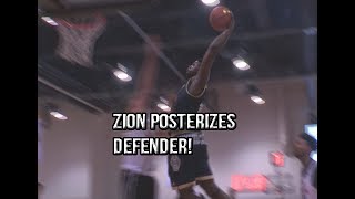 Zion Williamson POSTERIZES Defender Full Highlights Against Jordan Brown [upl. by Winchester]