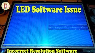 LED TV Software IssueUniversal Card Incorrect Panel Resolution Software Problem in UrduHindi [upl. by Conn]