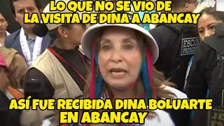 DINA BOLUARTE EN ABANCAY  TODO LO QUE PASÓ [upl. by Neelyhtak]