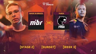 Made in Brazil vs FURIA  VCT Americas Stage 2  W3D2  Map 1 [upl. by Nerred397]