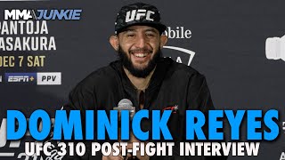 Dominick Reyes Recaps TKO of Emotional Anthony Smith Sets Sights on Title  UFC 310 [upl. by Min]