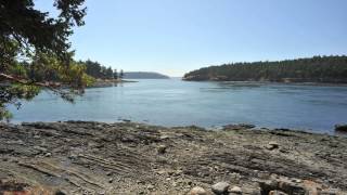 Time lapse of the rising tide at Stuart Island in the San Juan Islands [upl. by Scotti522]