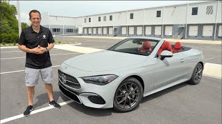 Is the 2024 Mercedes Benz CLE 300 BETTER luxury convertible than BMW 430i [upl. by Anavlis]