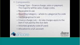 Charge Codes Billing Items Sales Items amp More webinar [upl. by Fielding443]