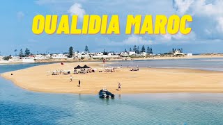 Best Beach in Morocco TRAVEL TO WONDERFUL OUALIDIA MOROCCO [upl. by Samuella]