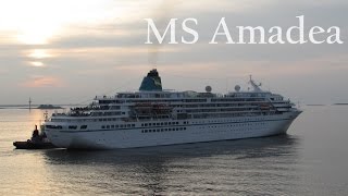 Auslaufen der MS Amadea in Bremerhaven  Phoenix Reisen [upl. by Ecneps]