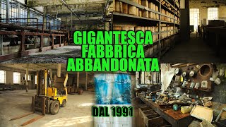 GIGANTESCA FABBRICA ABBANDONATA NEL 1991 ANCORA PIENA DI MACCHINARI [upl. by Middleton]